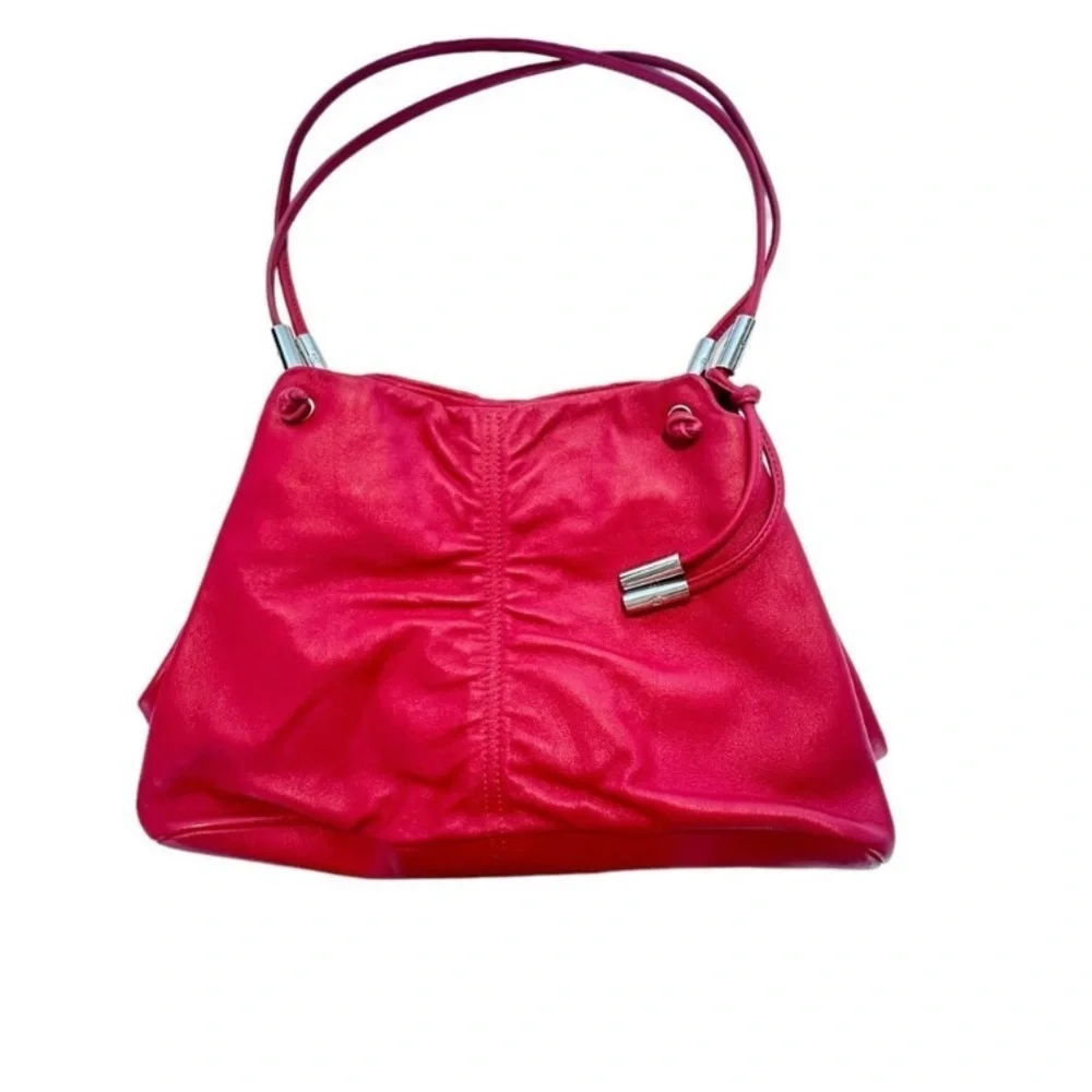 ๐Barbie Pink Etienne Aigner Leather bag with shiny silver hardware Aigner Design - Picture 1 of 8